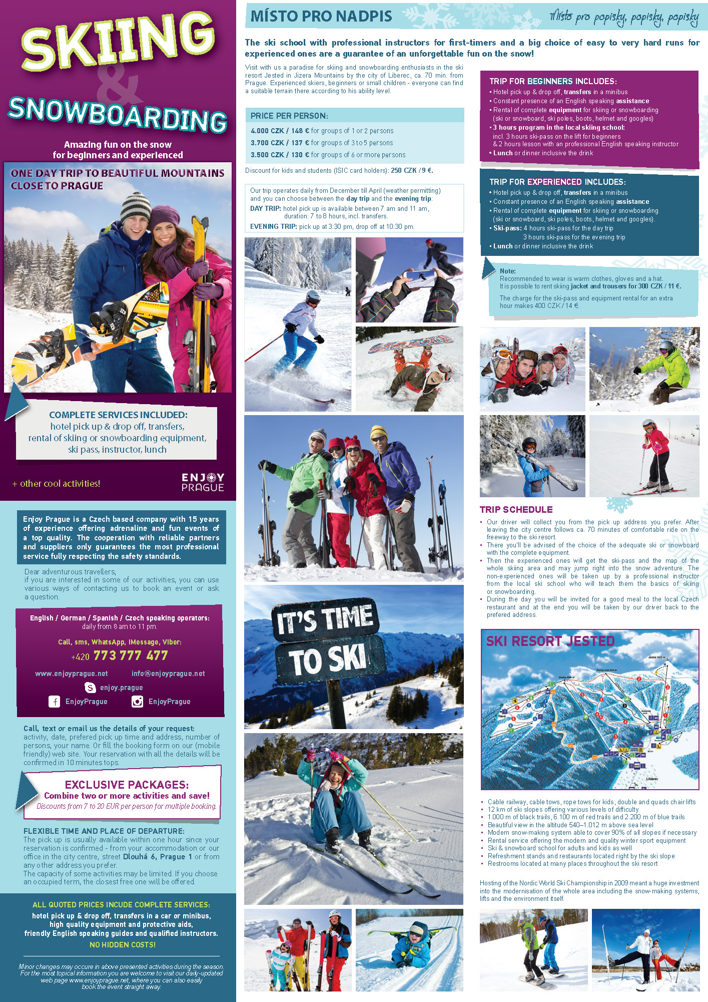  	Leták - leporelo pro Magical Prague