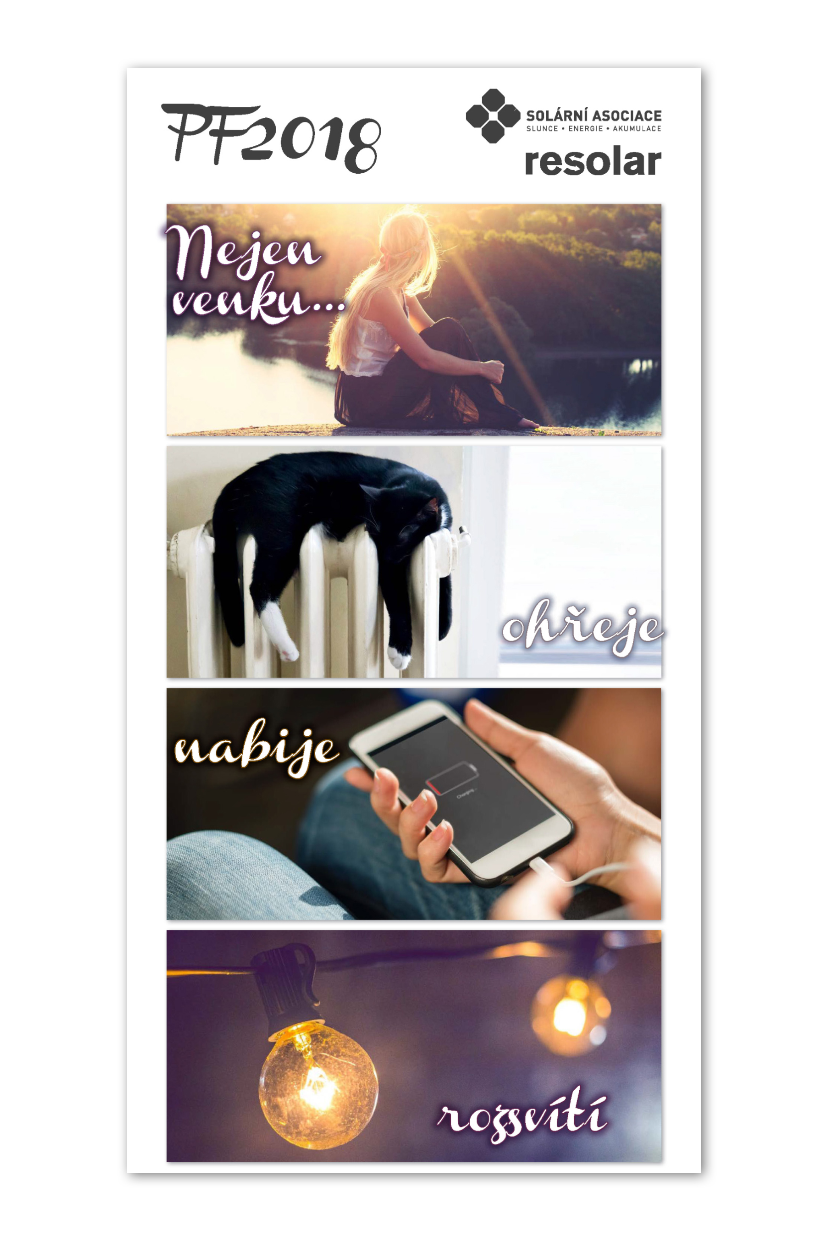 Novoroční přání pro Solární asociaci