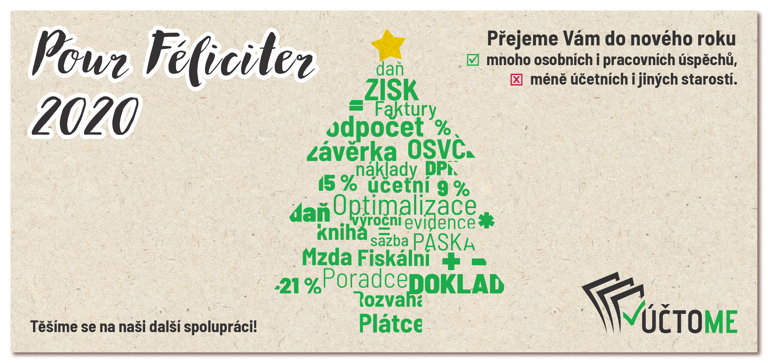 Účtome novoroční přání