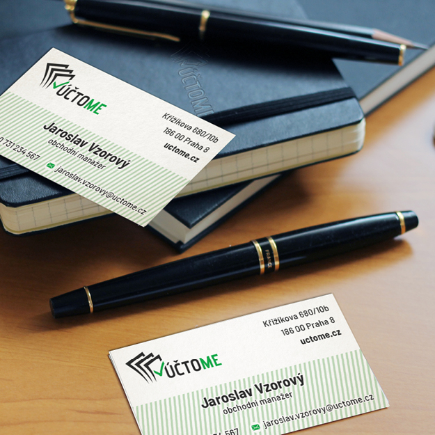 Logo a název firmy Účtome