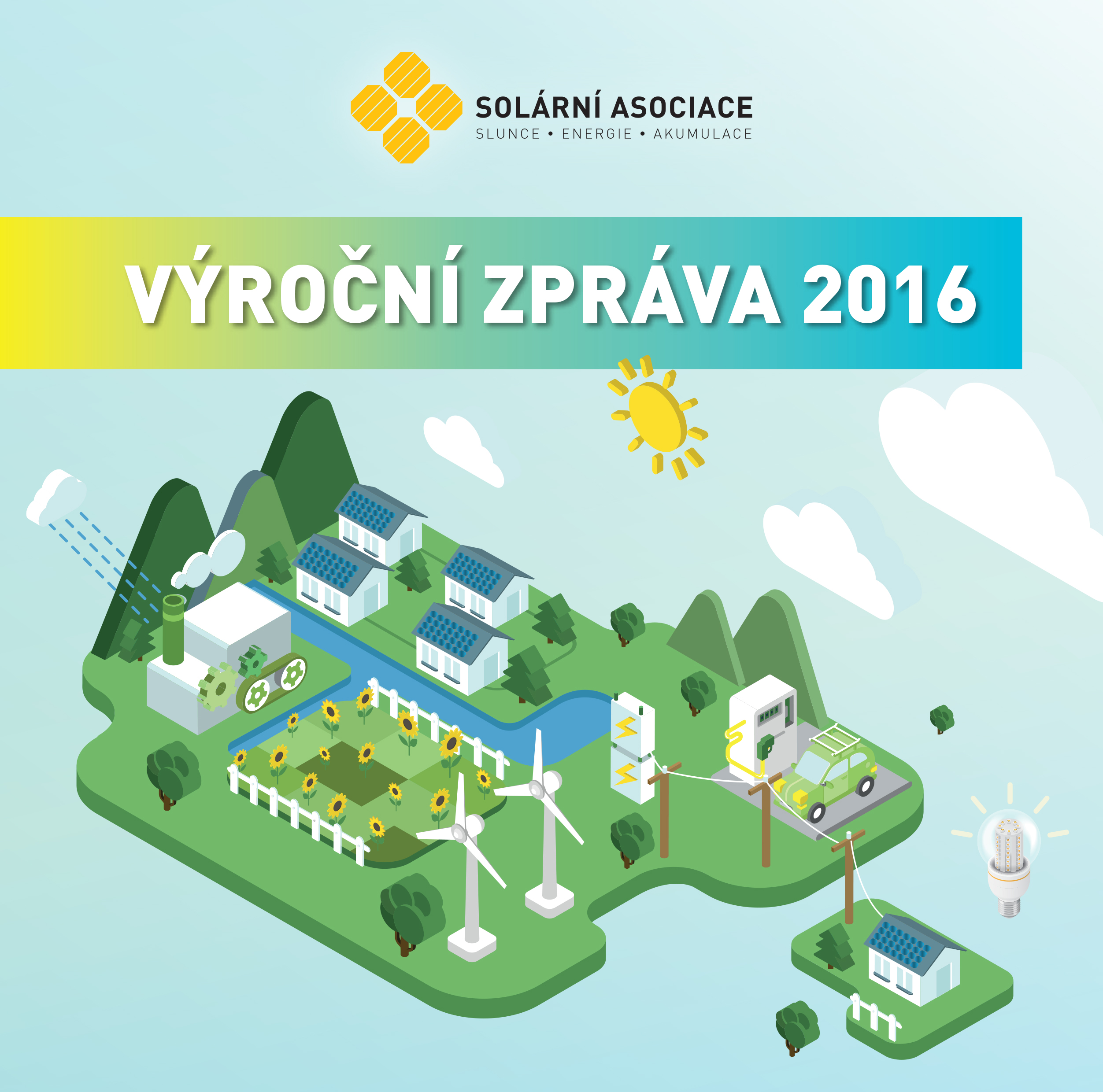 Výroční zpráva Solární asociace 2016 design a realizace