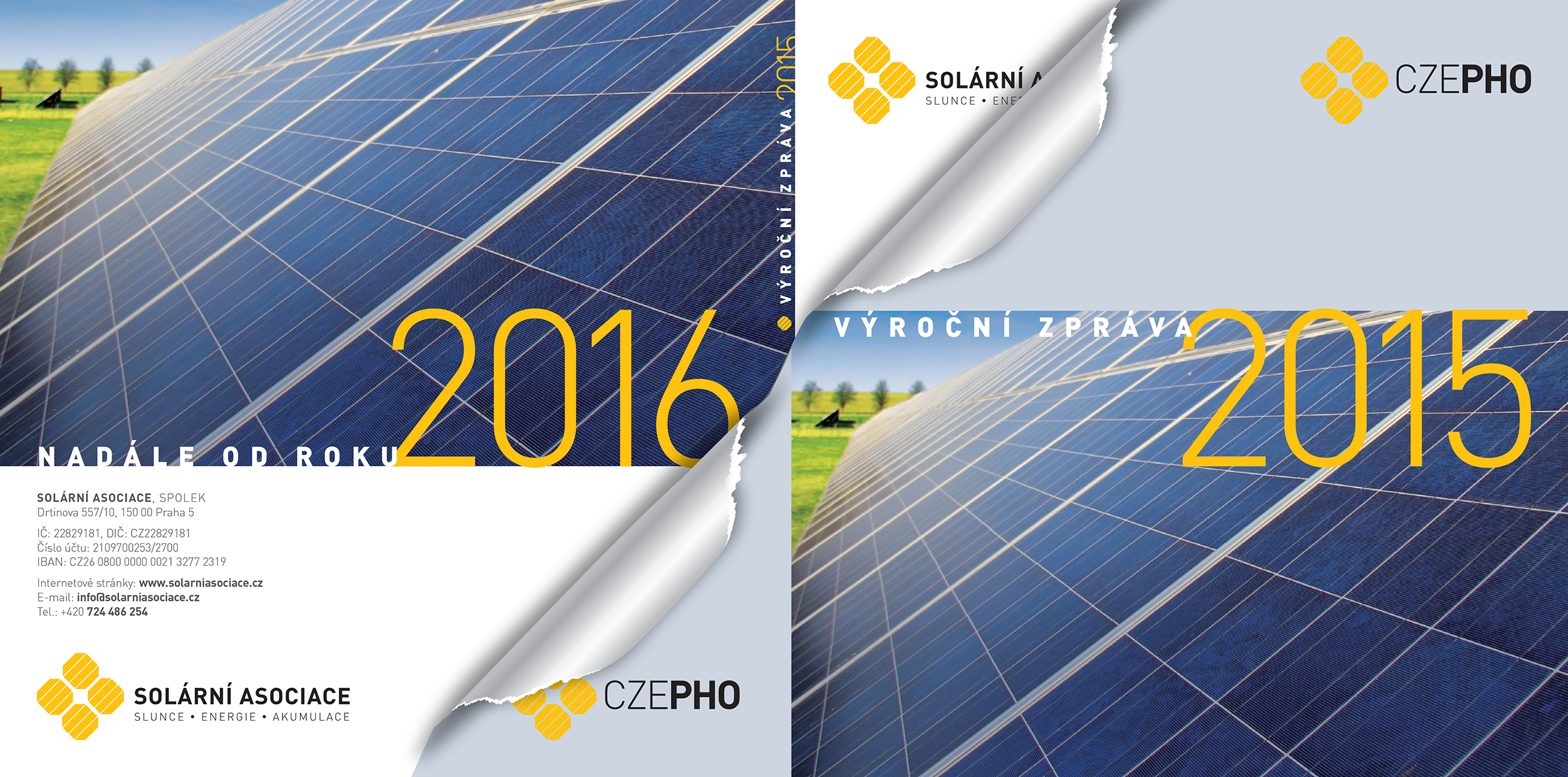 Výroční zpráva Solární asociace 2015 design a realizace